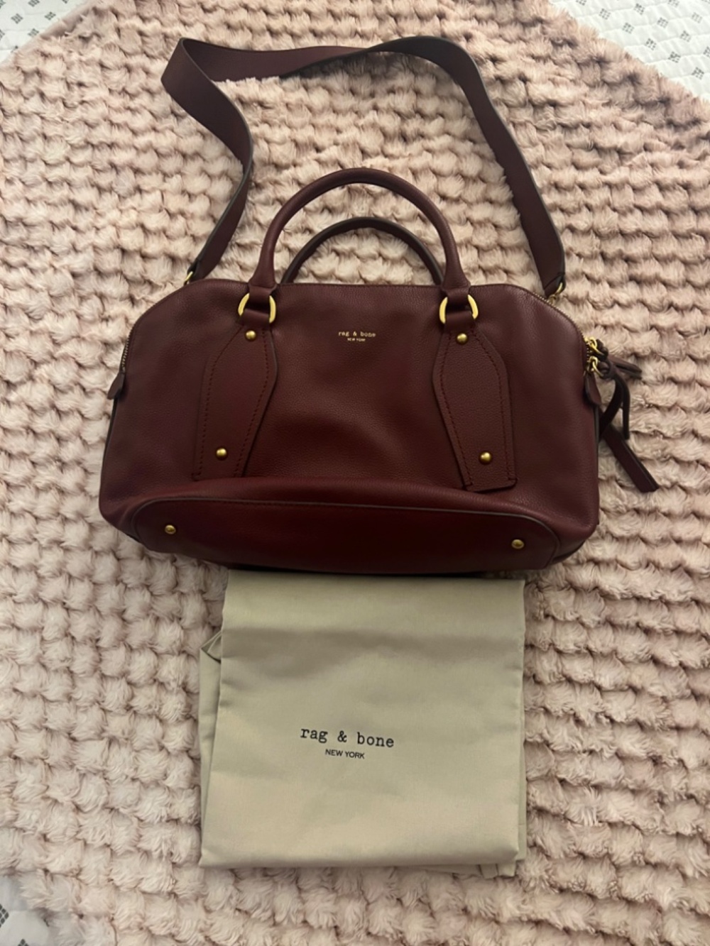 NWT: Rag & Bone Red Leather Satchell - Picture 4 of 4